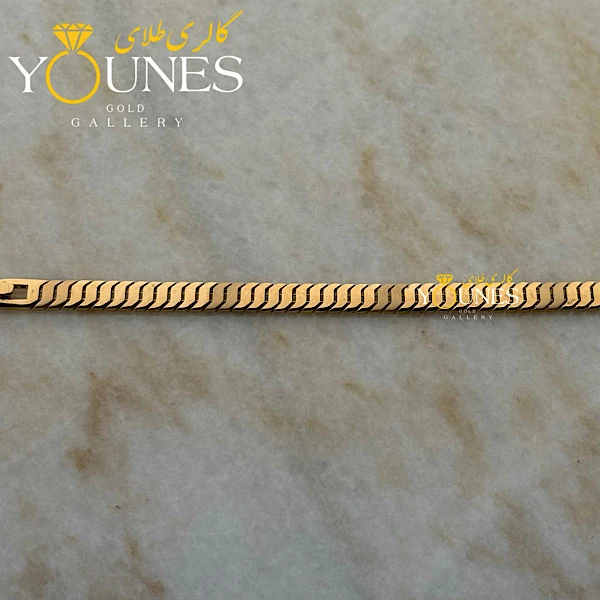 دستبند تمام طلا رولکس موج دار